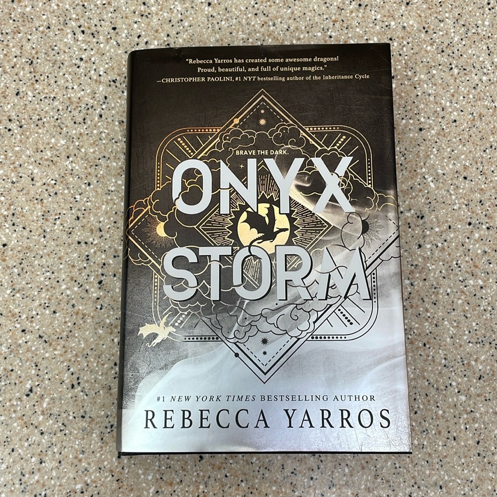 Onyx Storm Fourth Wing Deluxe Edition Hardcover Book